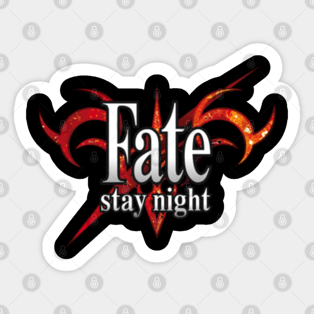 Anime Fatestay Night Logo Fate Stay Night Sticker Teepublic 3276